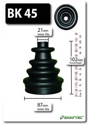 SHAFTEC BK45 Bellow Set, drive shaft